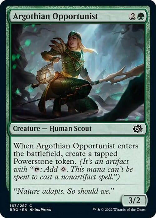 Argothian Opportunist Card Front