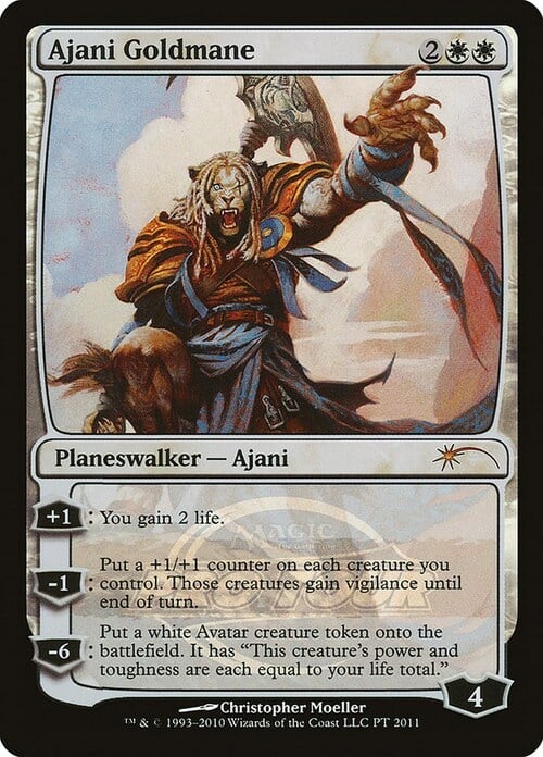 Ajani Goldmane Card Front