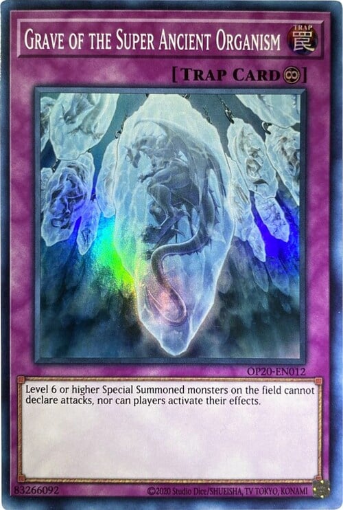 Grave of the Super Ancient Organism Card Front