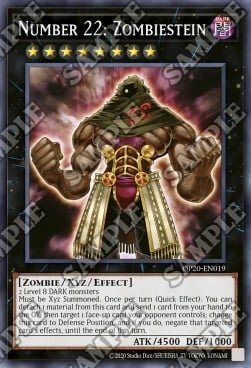 Number 22: Zombiestein Card Front