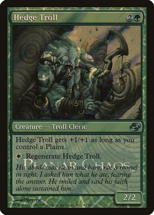Hedge Troll Card Front