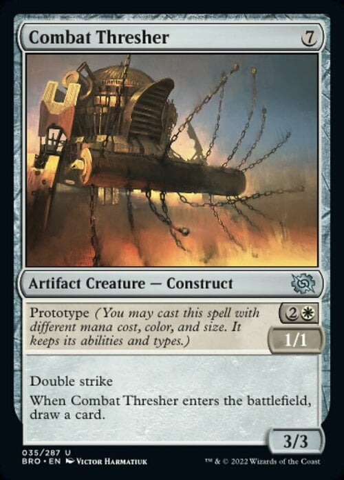 Combat Thresher Card Front