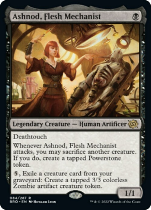 Ashnod, Flesh Mechanist Card Front