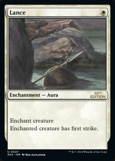 Lance Card Front