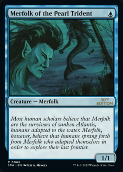 Merfolk of the Pearl Trident Card Front