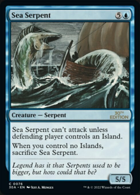 Sea Serpent Card Front