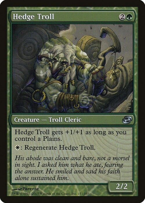 Hedge Troll Card Front