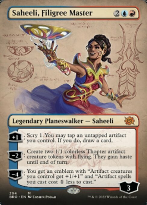 Saheeli, Filigree Master Card Front