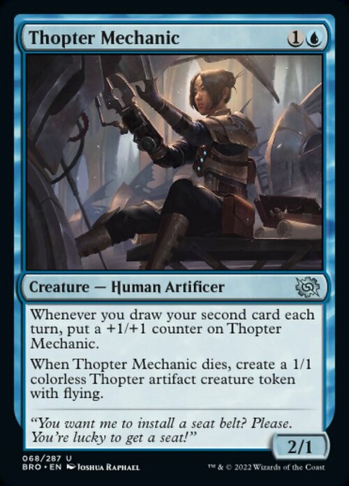 Thopter Mechanic Card Front