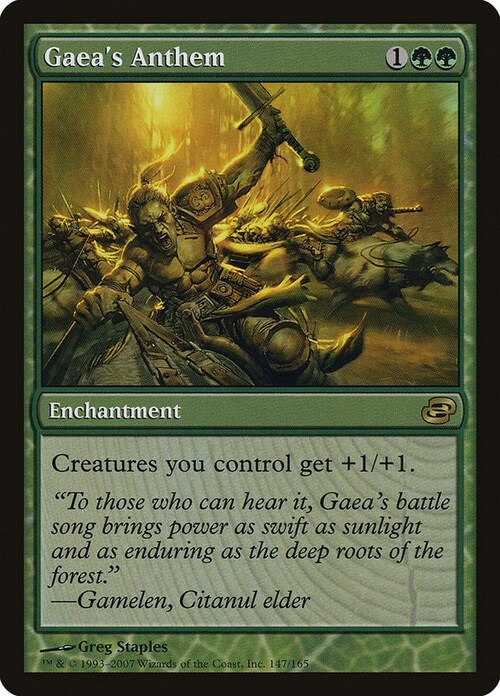 Gaea's Anthem Card Front
