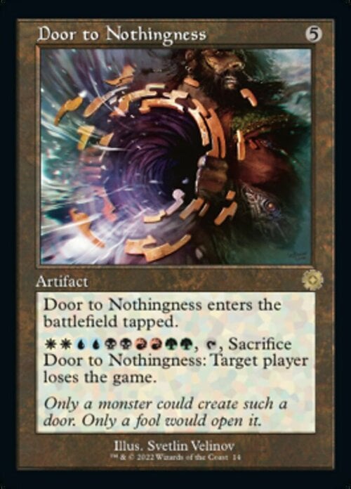 Door to Nothingness Card Front