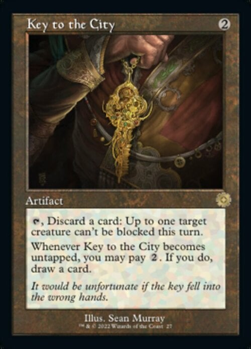 Key to the City Card Front
