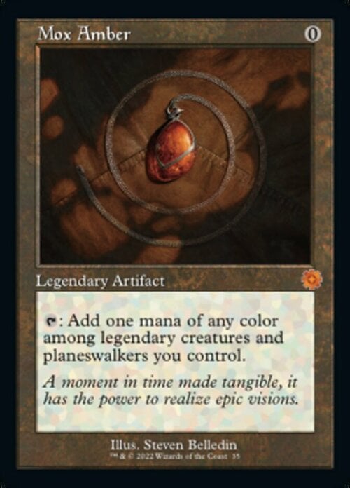 Mox Amber Card Front