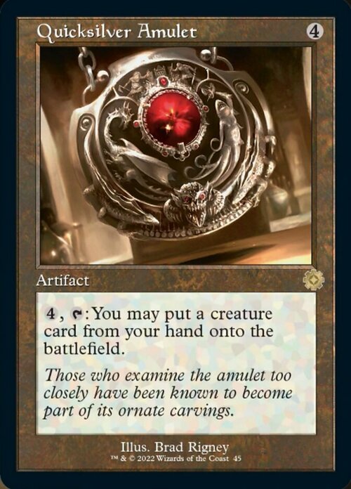 Quicksilver Amulet Card Front