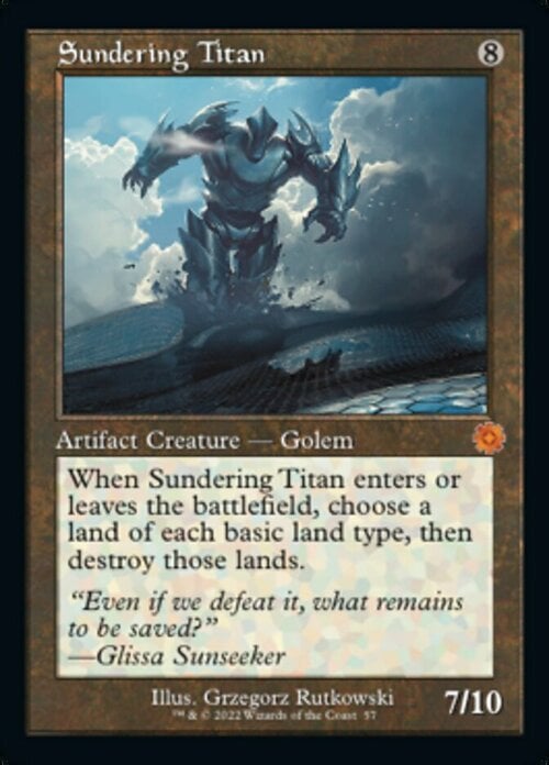 Sundering Titan Card Front