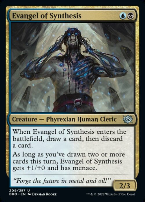 Evangel of Synthesis Card Front