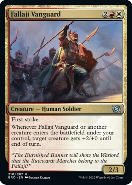 Fallaji Vanguard Card Front