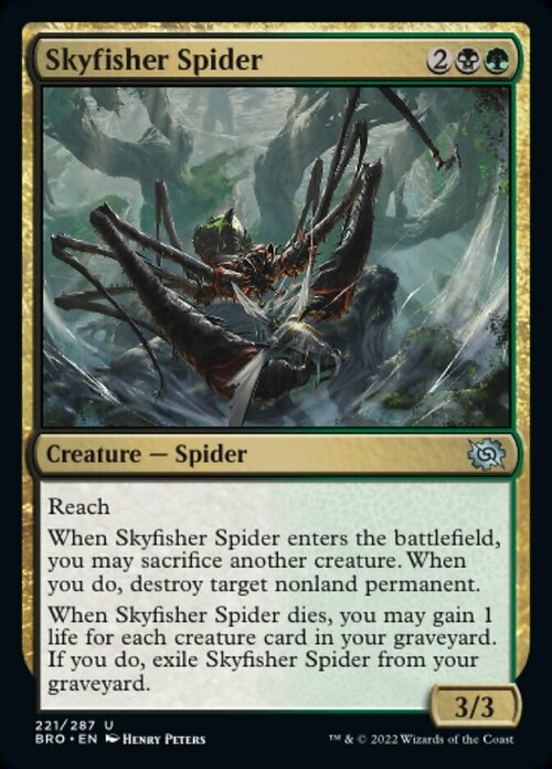 Skyfisher Spider Card Front