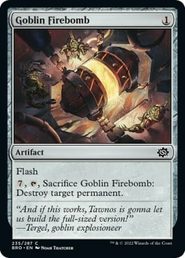 Goblin Firebomb Card Front
