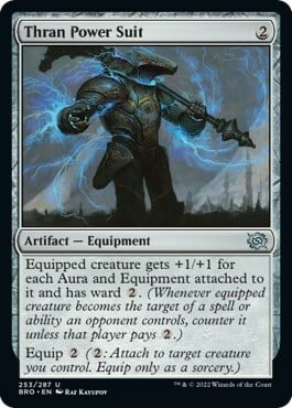 Thran Power Suit Card Front