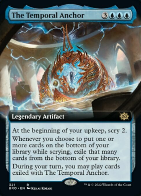 The Temporal Anchor Card Front