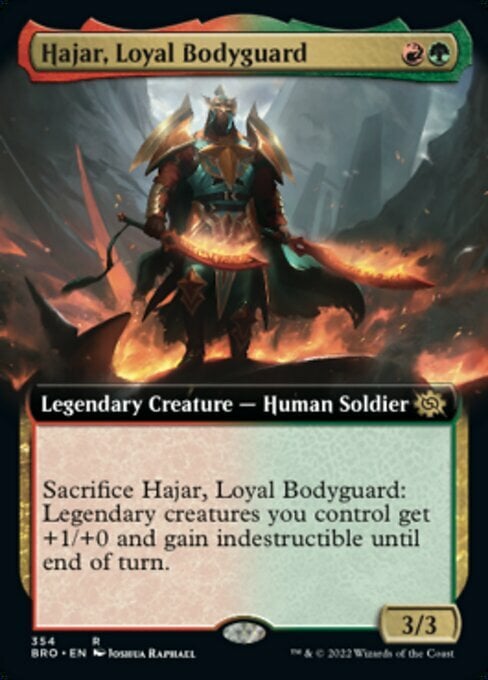 Hajar, Loyal Bodyguard Card Front