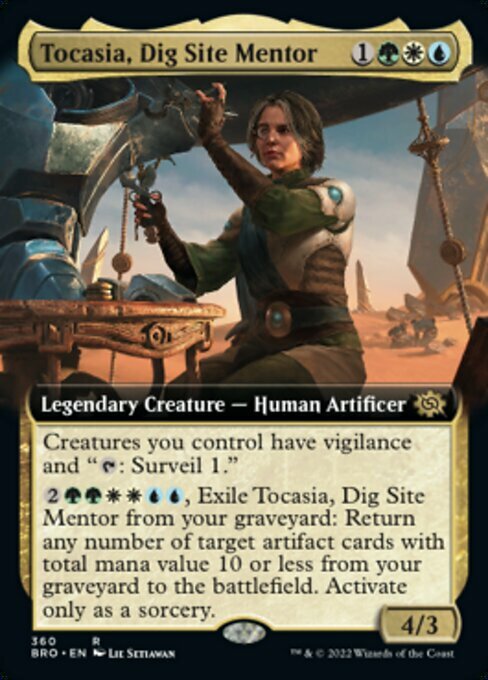 Tocasia, Dig Site Mentor Card Front