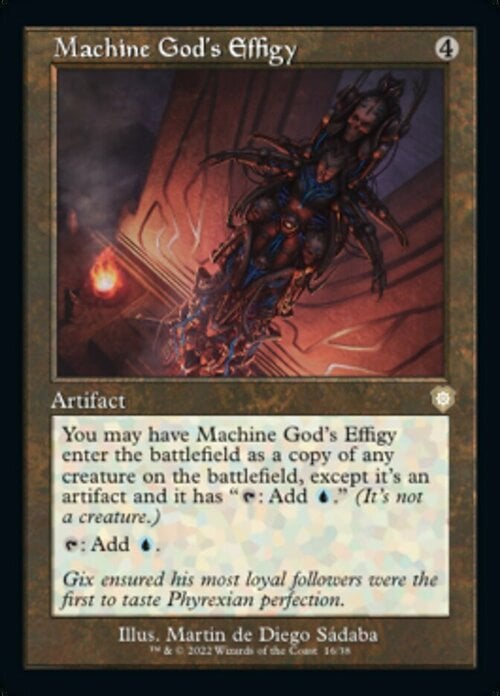 Machine God's Effigy Card Front