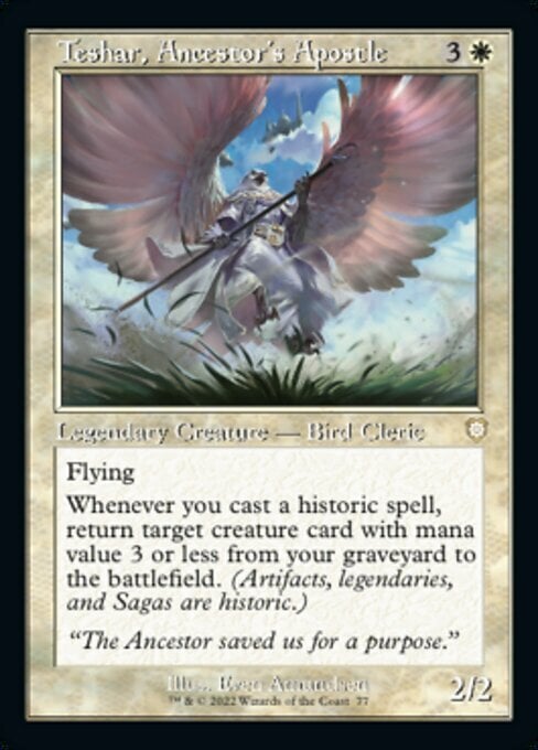 Teshar, Ancestor's Apostle Card Front