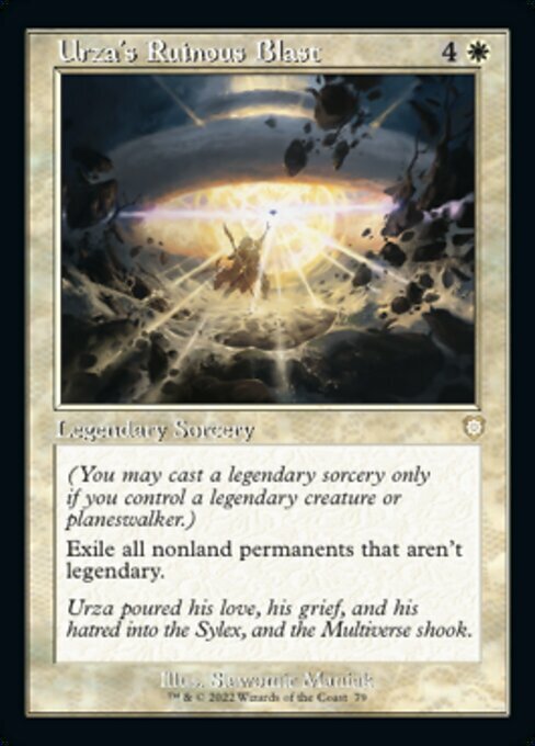 Urza's Ruinous Blast Card Front