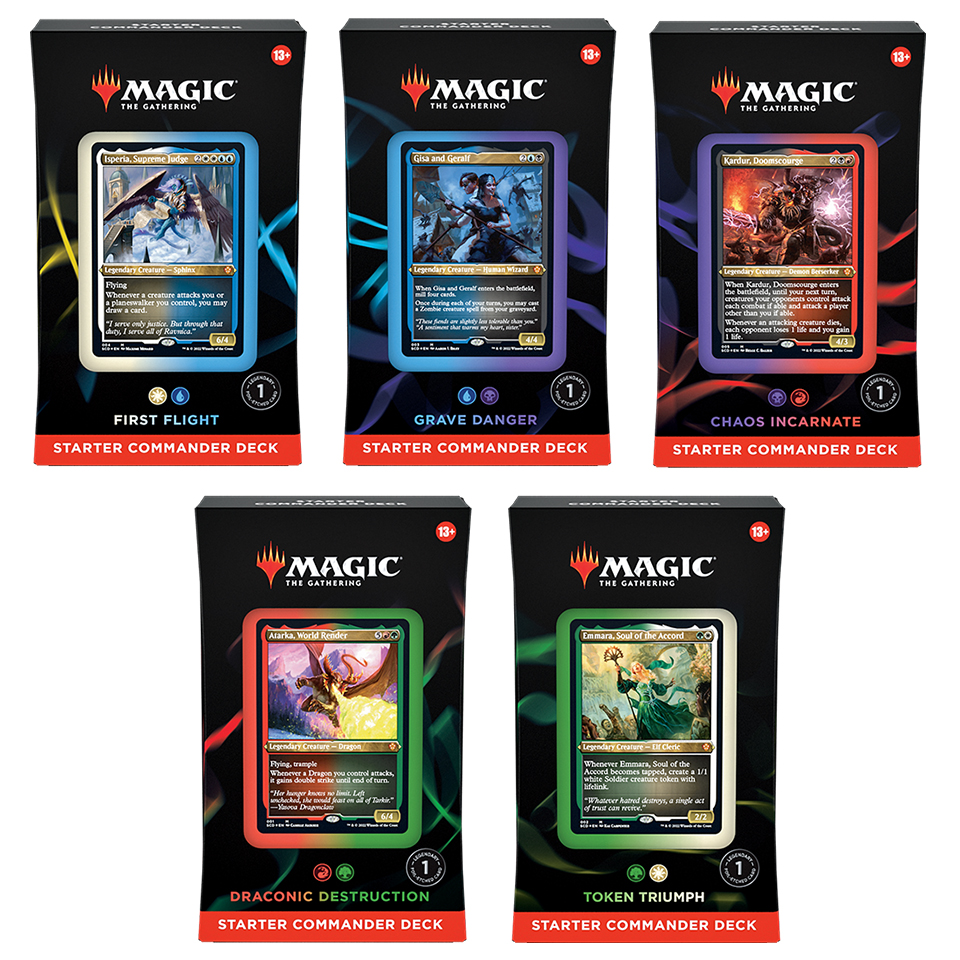 Starter Commander Decks Set