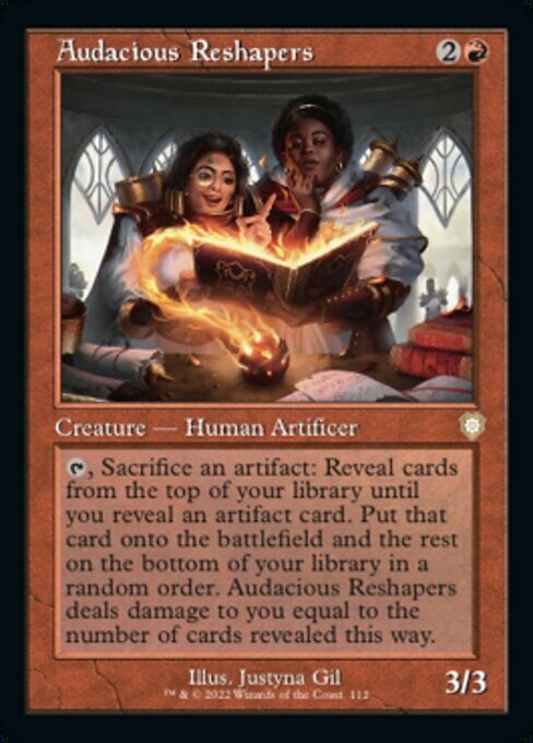 Audacious Reshapers Card Front