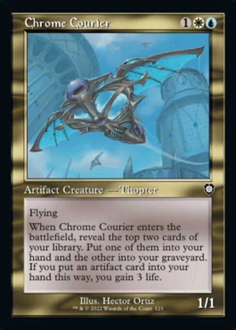 Chrome Courier Card Front