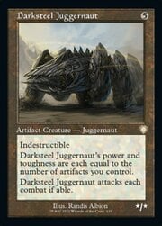 Darksteel Juggernaut · Retro Frame 137