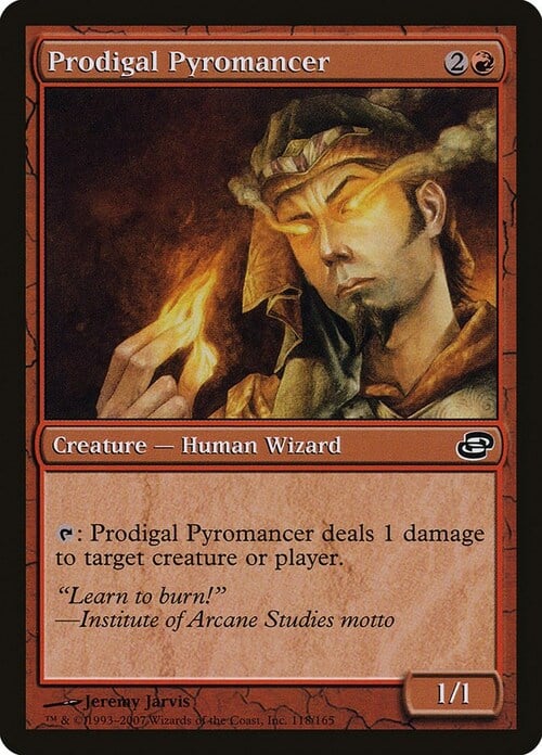 Prodigal Pyromancer Card Front