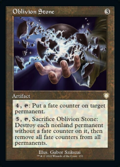 Oblivion Stone Card Front