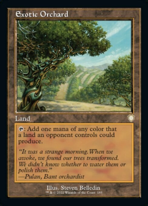 Exotic Orchard Card Front