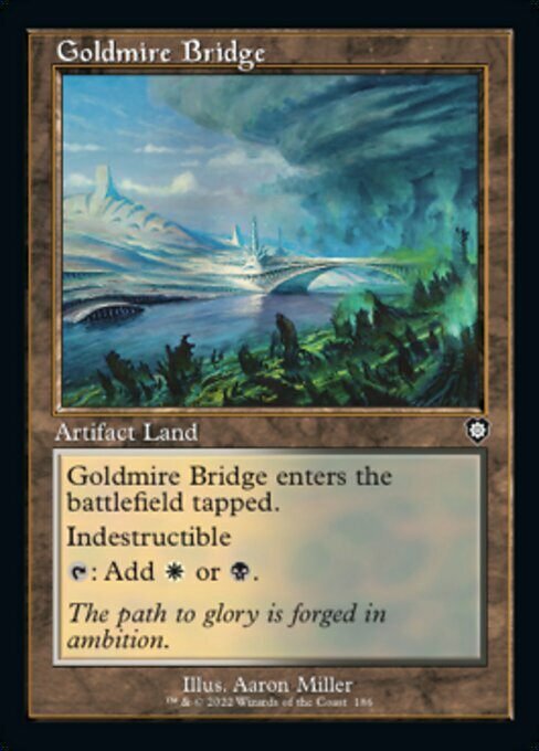 Goldmire Bridge Card Front