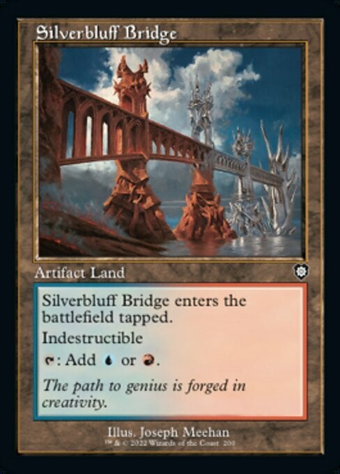Silverbluff Bridge Card Front