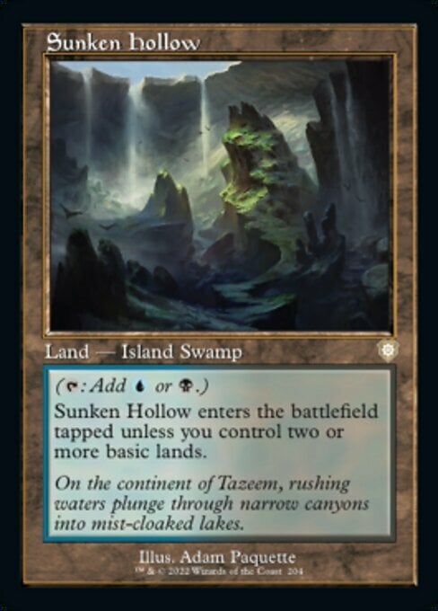 Sunken Hollow Card Front