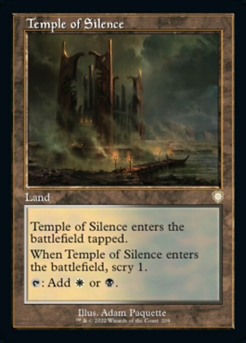 Temple of Silence Card Front