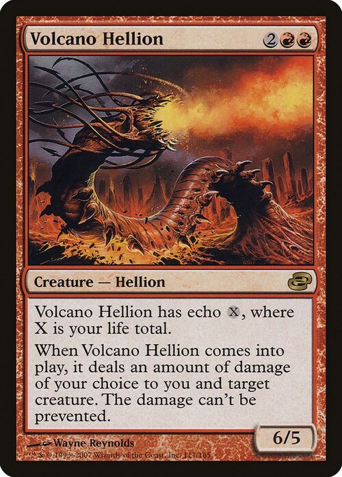 Volcano Hellion Card Front