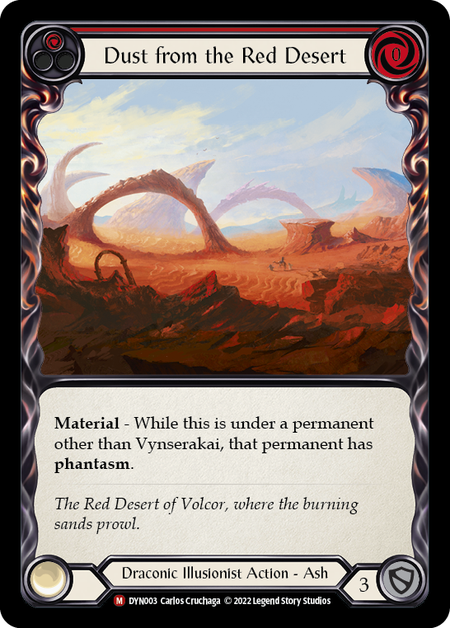 Dust from the Red Desert Card Front