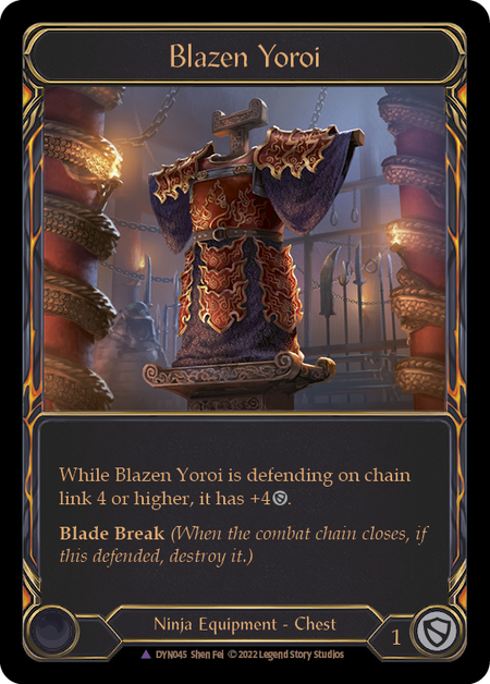 Blazen Yoroi Card Front