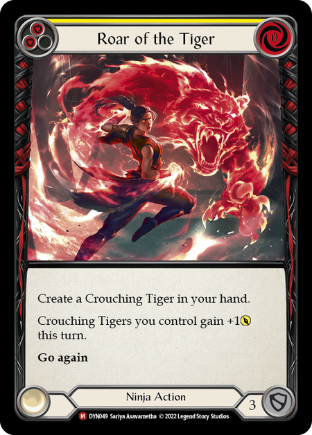 Roar of the Tiger Card Front
