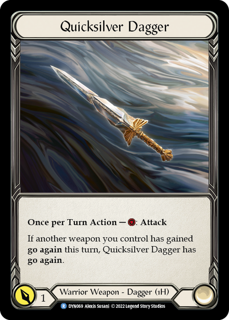 Quicksilver Dagger Card Front