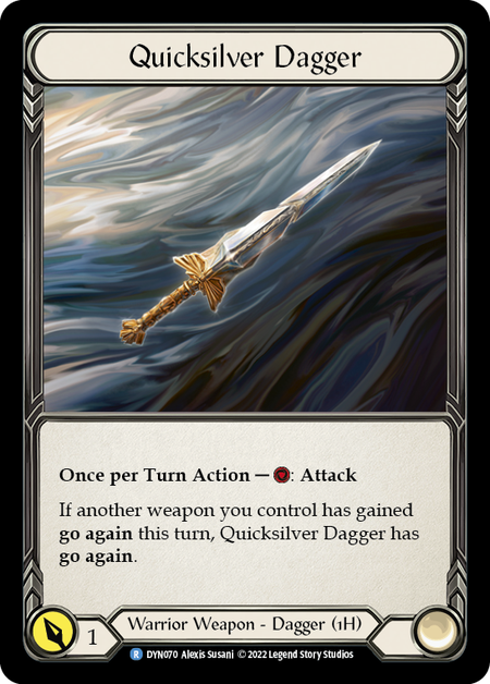 Quicksilver Dagger Card Front
