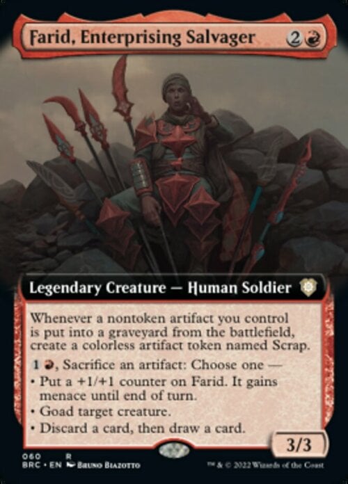 Farid, Enterprising Salvager Card Front