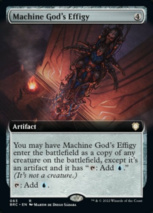 Machine God's Effigy Card Front