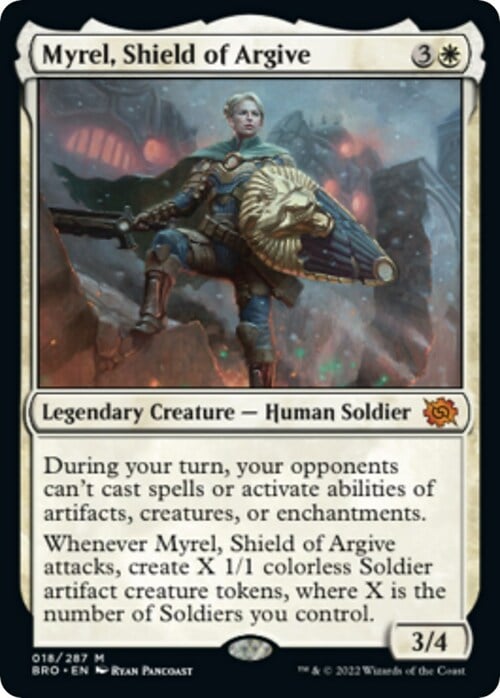 Myrel, Shield of Argive Card Front
